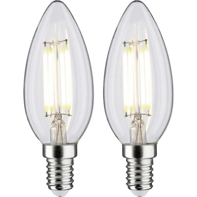 Paulmann 70453 LED F A G E14 sviečkový tvar 4.8 W neutrálna biela x v 35 mm x 98 mm 2 ks; 70453