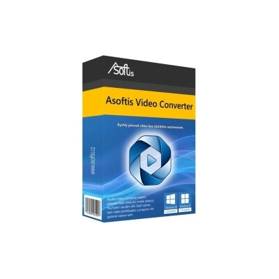 Asoftis Video Converter 1 PC, trvalá licence