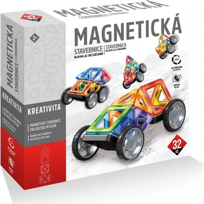 Alltoys Magnetická stavebnice 32 ks – Zboží Živě