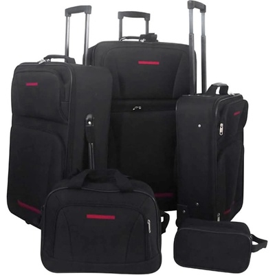 vidaXL 90154 5 pcs black