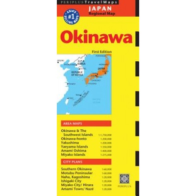 Travel Map Okinawa First Edition - Periplus Editions