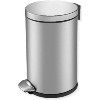 EKO-Europe EKO Кош за отпадъци с педал LUNA - 3 литра - мат (EKO 921903 - Matt s/s)