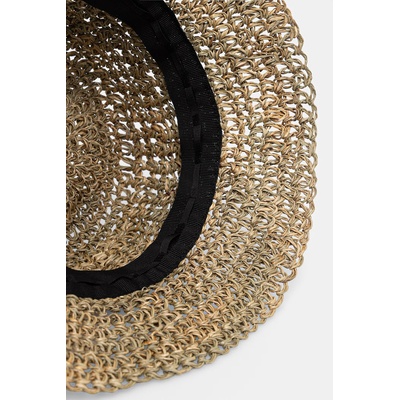LE SH KA headwear сламена шапка дамска от сплетена материя Straw Bucket Hat vol2 (StrawBucketHatvol2)