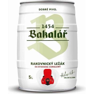 Bakalář ležák za studena chmelený 12° 5,2% 5 l (sud)