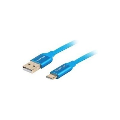 Lanberg CA-USBO-22CU-0010-BL USB-C (M) na USB-A (M) 2.0, 1m, modrý