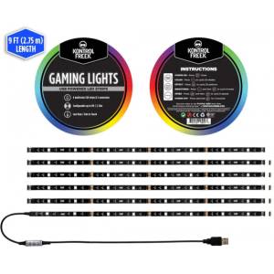 KontrolFreek RGB лента KontrolFreek Gaming Lights Kit, USB (2.74m) (KF-LED-4211-LED6) - BestPC