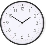 Nedis CLWA1226BK - Стенен часовник, диаметър 30, 8 см, 1xAA, черен (NE0818)