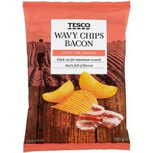 Tesco Smažené zemiakové lupienky so slaninovou príchuťou 130 g