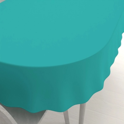 Biante oválny obrus Rongo RG-020 Tyrkysový 140x180cm