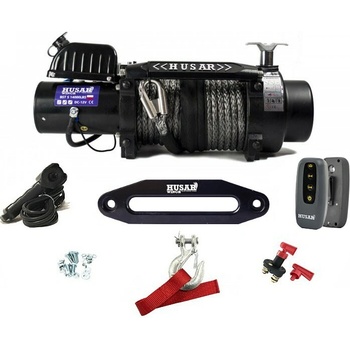 HUSARWINCH Naviják Husar Winch BST S 14000, 12V, Syntetické lano