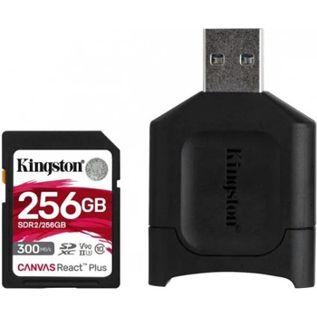 Kingston SDXC Canvas React Plus 256GB U3/UHS-II/V90 MLPR2/256GB