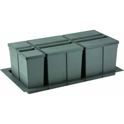 Gollinucci Sorter 9XL System 900mm 2 x 26 l + 1 x 11 l antracit