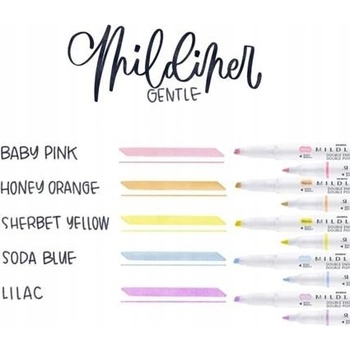 Zebra 78705 Mildliner Highlighter 5 pastelových barev