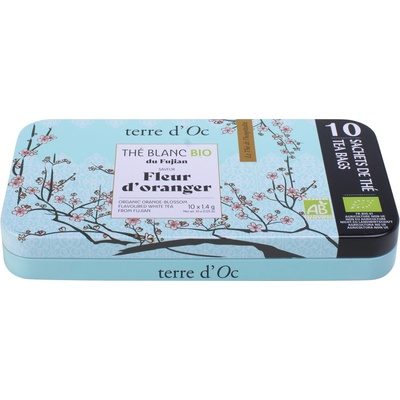Terre d'Oc Fleur d'oranger BIO Bílý čaj 10 čajových sáčků