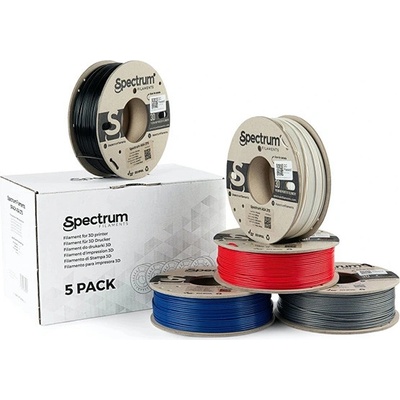 Spectrum 3D ASA 275, 1,75mm, 5x250g, 80749, mix Polar White, Deep Black, Silver Star, Nav
