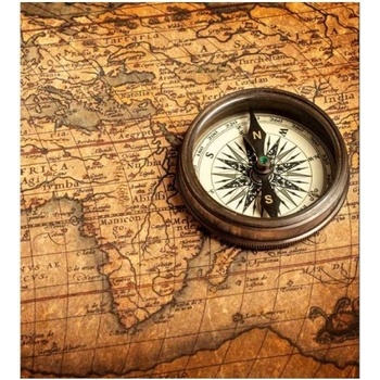 DIMEX ART s. r. o Флизелинов фототапет компас и карта 225 x 250 см