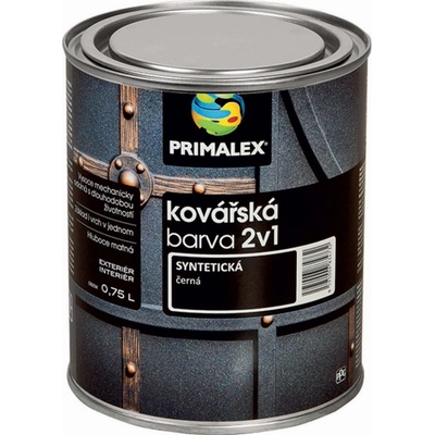 Primalex 2v1 0,75L KOVÁŘSKÁ BARVA černá