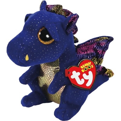 TY Toys Плюшена играчка TY Toys - Дракон Saffire, 15 cm (TY36879)