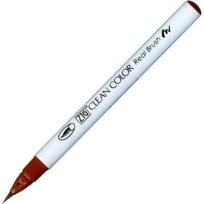Akvarelová fixa KURETAKE ZIG Clean Color Real Brush, Brown (060)