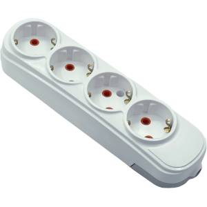 ELMARK СЪЕДИНИТЕЛ ЧЕТВОРЕН HF 16А, БЯЛ (340372WH)