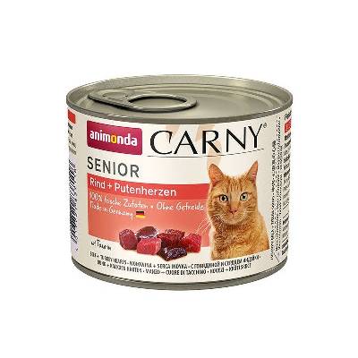 Animonda Carny Senior - Hovädzie + morčacie srdcia 200g