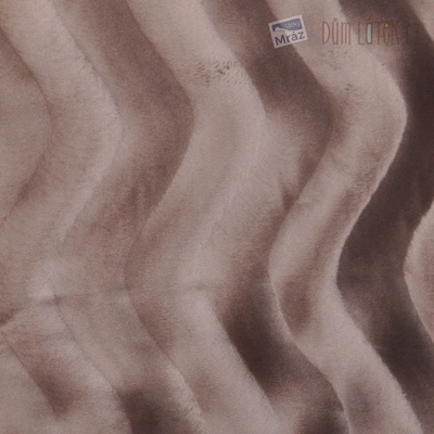 Umelá kožušina hnedá