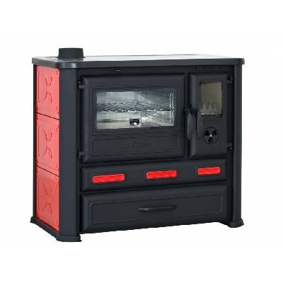 TIM SISTEM TIM SISTEM, sporák na TP ALMA MONS ECO 6 kW, levý, červený