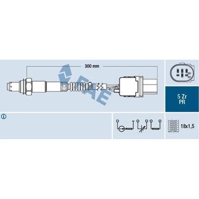 Lambda sonda FAE 75059