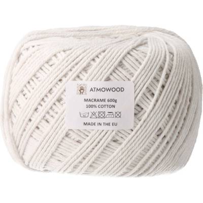 Atmowood priadza na macramé - prírodná
