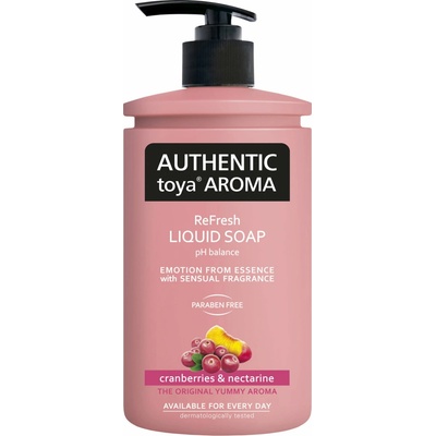 Authentic Toya Aroma Cranberries & Nectarine sprchový gél 400 ml