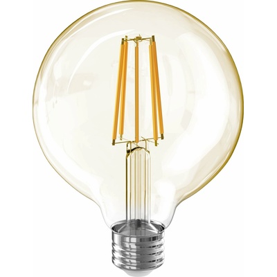 AlzaPower LED 12 – 100 W, E27, 2500 K, Amber Filament, 1 ks APW-LBG27-122500FCA1