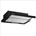 Kumtel Телескопичен абсорбатор Kumtel DS6-905B S, 90W, 250 м3/ч, 2 мотора, 2 степени, Двоен алуминиев филтър, LED, Черен