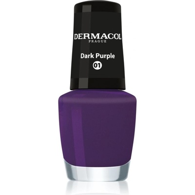 Dermacol Nail Polish Autumn lak na nehty 01 Dark Purple 5 ml