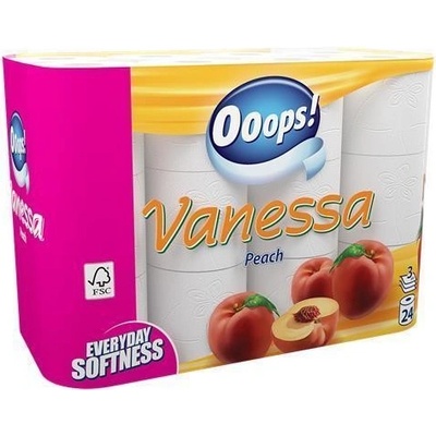 Vanessa Peach 3-vrstvý 24 ks
