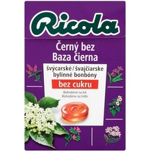 Ricola Baza čierna švajčiarske bylinné cukríky 40 g