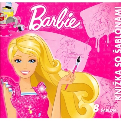 Barbie Knižka so šablonami