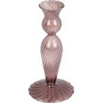 PT LIVING Свещник от кафяво стъкло, височина 17 cm Swirl - PT LIVING (PT3729BR)