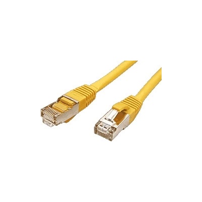 Value 21.99.1222 S/FTP patchkabel kat. 6, LSOH, 0,5m, žlutý