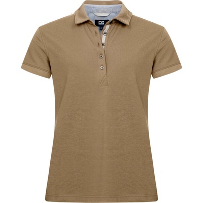 Cutter & Buck Polokošile Advantage Premium Polo W krátký rukáv dámská COT68442155500 khaki