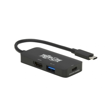 Image 1 of Tripp Lite U444-06N-H4UBC2 докинг станция Жичен USB 3.2 Gen 1 (3.1 Gen 1) Type-C Черен (U444-06N-H4UBC2)