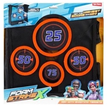 Terč so sieťou na zachytávanie penových nábojov