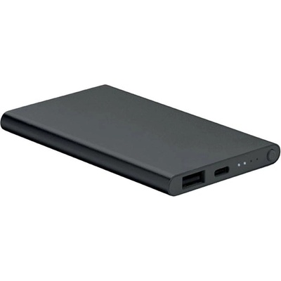 More Than Gifts Мобилна батерия Powerflat C, USB Type-C, 4000 mAh, черна (6120120040)