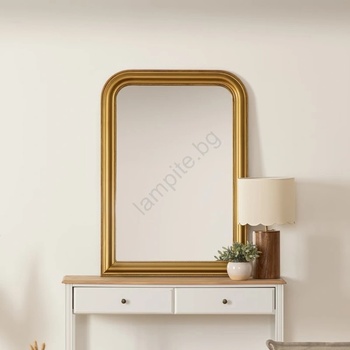 Atmosphera - Огледало ADELE 104x74 см бор/златист (P6622)