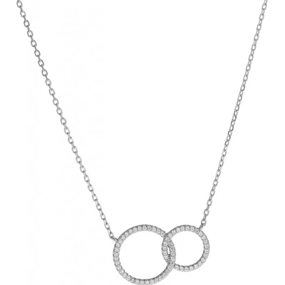 Again Jewelry Trblietavý strieborný náhrdelník AJNA0020