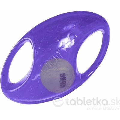 Kong Dog Jumbler Lopta futbalová s pískatkom guma termoplastická M L