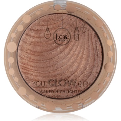J. Cat Beauty You Glow Girl печен хайлайтър цвят 103 Pink Goddess 8.5 гр