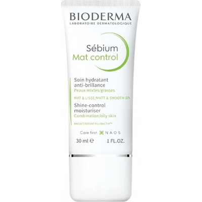 BIODERMA Sebium Mat Control Moisturiser хидратиращ крем против мазна кожа и разширени пори за жени 30 мл