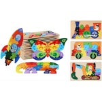 Armtoys БЕБЕШКИ ДЪРВЕН ПЪЗЕЛ 20 ВИДА - armtoys