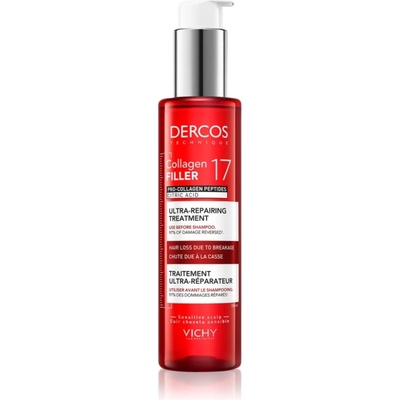 Vichy Dercos Collagen Filler 17 регенерираща процедура за тънка коса със склонност към косопад 150ml