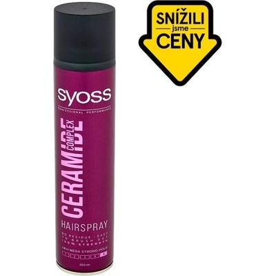 Syoss Ceramide 3v1 lak na vlasy pro sílu vlasů 300 ml – Hledejceny.cz